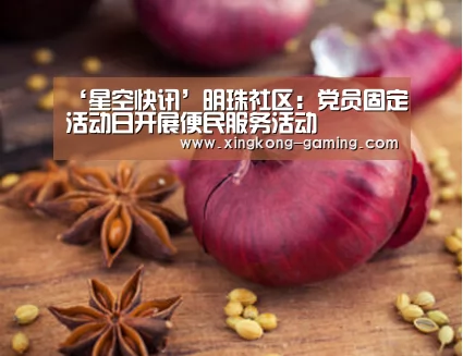 ‘星空快讯’明珠社区:党员固定活动日开展便民服务活动(图1) 星空游戏