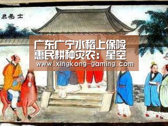 广东广宁水稻上保险 惠民耕种灾农:星空游戏(图1) 星空快讯